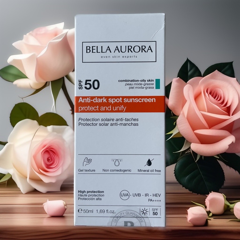  BELLA AURORA GEL SOLAR SPF 50 ANTIMANCAS PIEL MIXTA-GRASA :  Beauty & Personal Care
